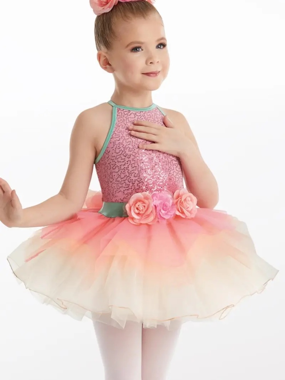 3/$50 Weissman Floral Ballet Tutu Dance Costume